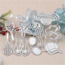 Conjunto de Matrizes de Corte Metálicas Feemkota Oceano para Scrapbooking Conjunto de Matrizes de Corte Metálicas Feemkota Oceano para Scrapbooking