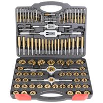 Conjunto de matrizes e torneiras Threading WynnSky 86 peças para bricolage, cônico