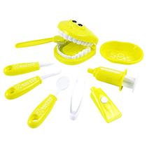 Conjunto de médicos para crianças fingir brincar brinquedos dentista verificar dentes modelo RPG brinquedos