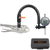 Conjunto de Medidor Digital de Desgaste de Disco de Freio Neoteck com Indicador de Dial 1"/0,0005" Braço Flexível 360 e Torno de Aperto para Automotivo, Mecânico e Processos Industriais Conjunto de Medidor Digital de Desgaste de Disco de Freio Neoteck com Indicador de Dial 1"/0,0005" Braço Flexível 360 e Torno de Aperto para Automotivo, Mecânico e Processos Industriais