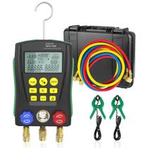 Conjunto de medidores digitais HVAC KAISAL Dual Pressure Temp Conjunto de medidores digitais HVAC KAISAL Dual Pressure Temp