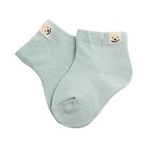 Conjunto De Meias De Algodão Macio Para Bebês, 6 Pares, 9cm, Para 0-6 Meses, Meias De Tricô Para