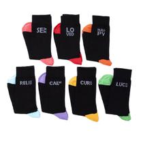 Conjunto de Meias Masculinas 7 Peças Moods Up Biggdesign