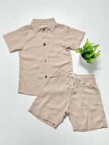 conjunto de menino Maurinho camisa e short estiloso moda verão floral e Liso conjunto de menino Maurinho camisa e short estiloso moda verão floral e Liso