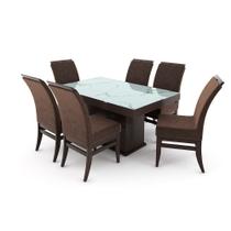 Conjunto de Mesa 160cm com 6 Cadeiras Santiago Talismã