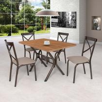 Conjunto de Mesa 4 Cadeiras Karina