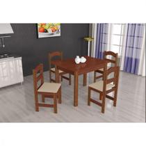 Conjunto de Mesa Arauna com 4 Cadeiras Primavera