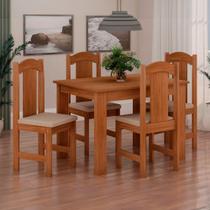 Conjunto De Mesa Arauna Estilo Com 4 Cadeiras Conjunto De Mesa Arauna Estilo Com 4 Cadeiras