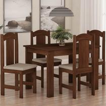 Conjunto De Mesa Arauna Estilo Com 4 Cadeiras