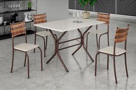 Conjunto de mesa ATLANTA com 04 cadeiras Conjunto de mesa ATLANTA com 04 cadeiras