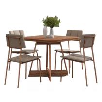 Conjunto de Mesa Atria com 4 Cadeiras Lou Carraro Conjunto de Mesa Atria com 4 Cadeiras Lou Carraro