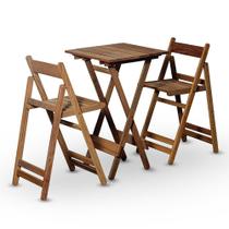 Conjunto De Mesa Bistrô E 02 Cadeiras Em Madeira Nobre Sem Pintura Conjunto De Mesa Bistrô E 02 Cadeiras Em Madeira Nobre Sem Pintura