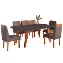 Conjunto de Mesa Bom Pastor Firenze com 6 Cadeiras Alana Luxo Conjunto de Mesa Bom Pastor Firenze com 6 Cadeiras Alana Luxo