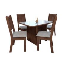 Conjunto de Mesa Charm com 4 cadeiras - Indekes