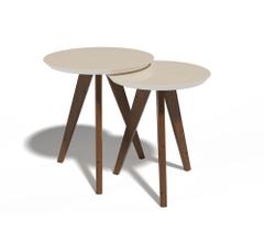 Conjunto de mesa classic lateral redonda Conjunto de mesa classic lateral redonda