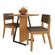 Conjunto De Mesa Com 2 Cadeiras Arkansas Cinam/capucci - M. Arapongas - A Móveis Arapongas