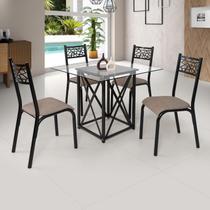 Conjunto de Mesa com 4 Cadeiras Jade Ciplafe