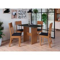 Conjunto de Mesa com 4 Cadeiras Karla Indekes