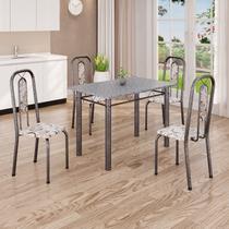 Conjunto de Mesa com 4 Cadeiras Lívia Conjunto de Mesa com 4 Cadeiras Lívia
