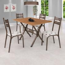 Conjunto de Mesa com 4 Cadeiras Luna Conjunto de Mesa com 4 Cadeiras Luna