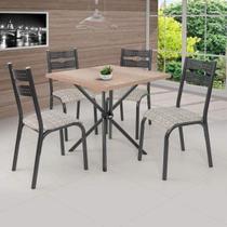 Conjunto de Mesa com 4 Cadeiras Luna Clássica Conjunto de Mesa com 4 Cadeiras Luna Clássica