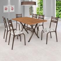 Conjunto de Mesa com 6 Cadeiras Luna Conjunto de Mesa com 6 Cadeiras Luna