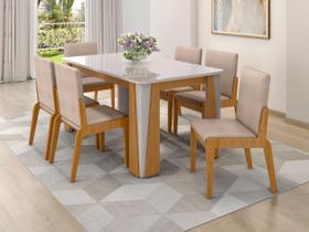 Conjunto de Mesa com 6 Cadeiras Opera