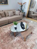 Conjunto de Mesa de Centro Espelhada Paris Conjunto de Mesa de Centro Espelhada Paris