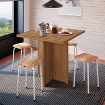 Conjunto de Mesa de Cozinha com 4 Lugares Verona Madeira