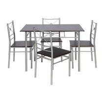 Conjunto de Mesa de Jantar Brasilia Wengue