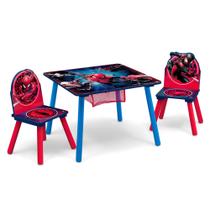 Conjunto de mesa Delta Children Marvel Spider Man com armazenamento