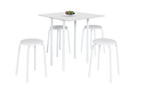Conjunto de Mesa Dobrável com 4 Banquetas Expert