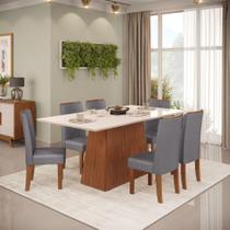 Conjunto de Mesa Dulce DJ 1,80X0,90 com 6 Cadeiras Zoe