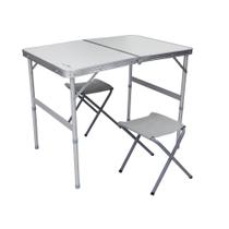 Conjunto de Mesa e 2 Banquetas Dobráveis Nautika Domo