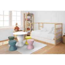 Conjunto de Mesa e Banquetas Infantil Colorido