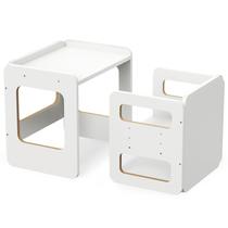 Conjunto de mesa e cadeira de desmame Tilhumt Montessori para crianças