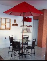 Conjunto de mesa e cadeira + ombrelone Conjunto de mesa e cadeira + ombrelone