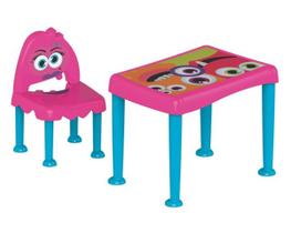 Conjunto de Mesa e Cadeira Tramontina Monster Kids Rosa Conjunto de Mesa e Cadeira Tramontina Monster Kids Rosa