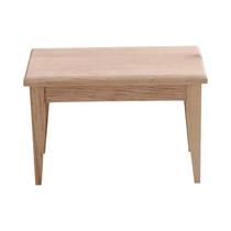 Conjunto De Mesa E Cadeiras De Madeira Em Miniatura Para Casa De Bonecas Escala 1/12 - Brinquedo De