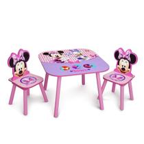 Conjunto de mesa e cadeiras Delta Children Disney Minnie Mouse