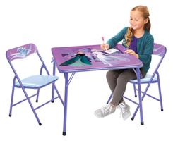 Conjunto de mesa e cadeiras Disney Frozen Kids Folding 36M-7Y