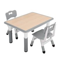 Conjunto de Mesa e Cadeiras Infantil UNICOO com Altura Ajustável Conjunto de Mesa e Cadeiras Infantil UNICOO com Altura Ajustável