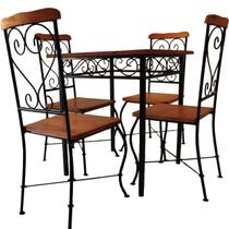 Conjunto de Mesa e Cadeiras Para Bares e Restaurantes Eventos Bistro Premium Reforçado