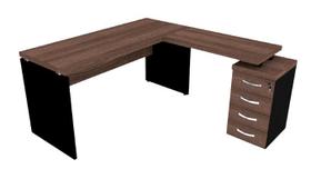 Conjunto de Mesa em L PE40 com mesa auxiliar 1,50 x 1,65 Conjunto de Mesa em L PE40 com mesa auxiliar 1,50 x 1,65