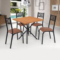 Conjunto de Mesa Jade Tampo Laminado com 4 Cadeiras Conjunto de Mesa Jade Tampo Laminado com 4 Cadeiras