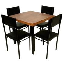 Conjunto de Mesa Jantar Ibiza com 4 cadeiras - DG Móveis