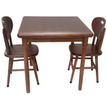 Conjunto de Mesa Jantar Laminado com 2 cadeiras - DG Móveis Conjunto de Mesa Jantar Laminado com 2 cadeiras - DG Móveis