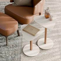 Conjunto de mesa lateral mezanino luxo tebarrot