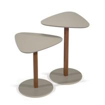 Conjunto de mesa lateral mezanino luxo tebarrot