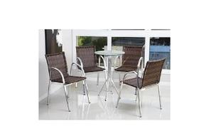 Conjunto De Mesa P/jardim, Varanda, Piscina, Fibra Sintética